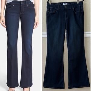 PAIGE Transcend Hidden Hills Bootcut Petite Jeans Dark Wash Size 32